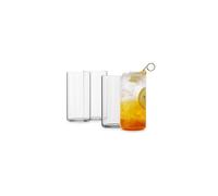 LUXU Drinking Glasses 19 oz, Thin Highball Glasses Set of 4,Clear Tall Glass Cups For Water, Juice, Beer, Drinks, and Cocktails and Mixed Dr