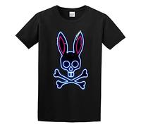 LuxUnatcc Psycho Bunny Mens 100% Cotton Tshirt Size L Black