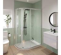 Luxura Offset Quadrant Shower Enclosure 1200 x 800mm (Left Hand) - 6mm