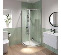 Luxura Quadrant Shower Enclosure 800mm with Tray - 6mm