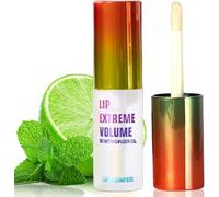 Luxurabalm Lip Plumper,Extreme Volume Lip Plumping, Natural Lip Care & Enhancer Set,Dual Formula Plumping Lip Gloss with Ginger & Mint,Volumizing and Moisturizing Lip Balm for All Skin Types (Mint)