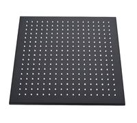 Luxurious 12/16" LED Rainfall Shower Head - Square Brass Faucet & 8" Black Overhead Sprayer for Spa-like Bathroom Experience - Premium Shower Accessory