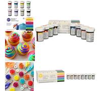 Luxurious 8-Piece Gel Icing Color Set - Perfect for All Baking Occasions