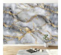 Luxurious Agate Non-Woven Wall Mural 250W x 175H cm, Marble Stone Texture Stripes Premium Photo Wallpaper Art Print - Bedroom Wall Mural Decoration Poster Picture Wallpaper Modern Design