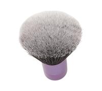 Luxurious and Large Ultra Soft Fluffy Powder Brush, Multipurpose Face, Body, Barber and Beauty Tool, with wooden base Soft Kabuki Brush by BevyGold (Violet)