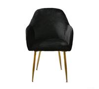 Luxurious Armchair Cover Provides Elegance and Effective Protection for Daily Use (black)