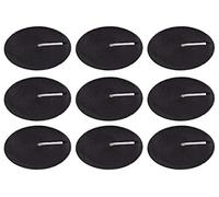 Luxurious Black Opium Scented Black Tealights - 2cm x 12cm (Pack of 9) - Exquisite Wax Candles, Long Lasting Scent - Ideal for Unique Home Decor