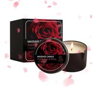 Luxurious Body Candle, Calming Aromatherapy Massage Oil, Melted Wax with Smooth Texture, Gentle Skin Nourishing Massage, Home Candle with Elegant Design, Spa for Private Moments