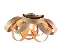 Luxurious Chandelier Chandeliers,Nordic Modern Lighting Handmade Flush Mount Ceiling Light Creative Ceiling Lighting Fixtures Lantern 1 Lights Vintage Hanging Light for Living Room/Wood/Dia 40Cm Good