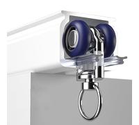 Luxurious Curtain Tracks for Windows 50-600cm Ceiling or Wall Mount Universal Roller Glides Supports Heavy Drapes up to 40kg Perfect for Elegant Home Décor