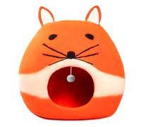 Luxurious Eco-Friendly Merino Wool Cat Cave Bed Sloth - Foldable Hideaway Pod for Indoor Cats - Premium Felt Kitten Beds - Covered Cat House for Ultimate Cozy Comfort by Woolygon