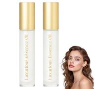 Luxurious Essence Oil, Lips Plumping Oil, Plumpify plumping Serum, Color-Changing Plumping Lip Gloss, Colorless, Coconut Scent (2PC)