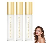 Luxurious Essence Oil, Lips Plumping Oil, Plumpify plumping Serum, Color-Changing Plumping Lip Gloss, Colorless, Coconut Scent (3PC)