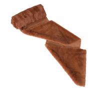 Luxurious Faux Fur Fabric by Neotrims - Precut Panels 1.6mt Long x 20cm, Soft Plush 10mm Pile, 21 Colours - Ribbon Style Faux Fur for Crafts, Sewing, Clothing Edges & DIY Projects. Brown