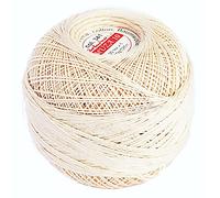 Luxurious Feel Crochet and Knitting Size 10, Fine Thread (574yd / 525m) Cotton Crochet Yarn (3.52oz / 100g (Beige (341))