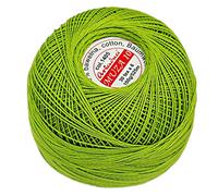 Luxurious Feel Crochet and Knitting Size 10, Fine Thread (574yd / 525m) Cotton Crochet Yarn (3.52oz / 100g (Light Green (1405))