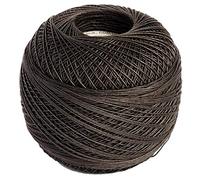 Luxurious Feel Crochet and Knitting Size 20, Fine Thread (908yd / 830m) Cotton Crochet Yarn (3.52oz / 100g) (Dark Grey 1408)