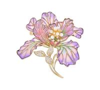 Luxurious Floral Brooch Decorated With Pearls For Formal Or Casual Outfit Improvement Chest Flower Peony Brooch