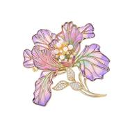 Luxurious Floral Brooch Decorated With Pearls For Formal Or Casual Outfit Improvement Chest Flower Pearls Accent Brooch