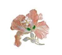 Luxurious Floral Brooch Decorated With Pearls For Formal Or Casual Outfit Improvement Chest Flower Peony Brooch