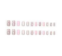 Luxurious Glitters and Rhinestones Nails Art Press on Nails Full Covers False Nails for Parties Weddings or Daily Wear