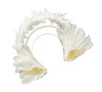 Luxurious Gothic Styles Hair Accessory Elegant Feathered Headwear Stylish Headband Decoration For Special Occasions