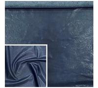 Luxurious Italian Vegetable Tanned Lamb Skin Leather | 0.7-0.8mm Thickness | Approx. 9 sq ft | Perfect for Crafting Garments and Beyond | Unparalleled Quality (Denim-Blue)
