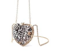Luxurious Leopards Evening Bag Wedding Party Shoulder Bag Unique Crossbody Purse Chain Bag for Women and Girls