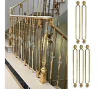 Luxurious Metal Stair Rail Baluster 95cm High Decorative Spindle for Hotel Villa Loft Attic Railing - Stylish Commercial Fence System (Style 1 1 PC)