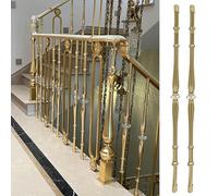 Luxurious Metal Stair Rail Baluster 95cm High Decorative Spindles for Hotel/Villa/Loft Railing Stylish Commercial Fence System (1 PC)