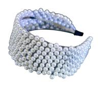 Luxurious Pearls Hairband with Rhinestones Bridal Hair Hoop for Women’s Fashion and Elegances