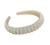 Luxurious Pearls Headband with Rhinestones Accents Great Headwear Props for Weddings Proms and Photoshoots Photoshoots Headdress