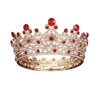 Luxurious Rhinestones Bridal Tiaras Crowns Wedding Headpiece Comfortable Crownpiece for Ceremony Reception Photography Crystal Wedding Hairband