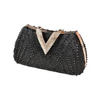 Luxurious Rhinestones Evening Bag Offering Structured Shape and Chain Strap Shoulder Crossbody Bag for Women Girls Luxury Dinner Wristlet Purse