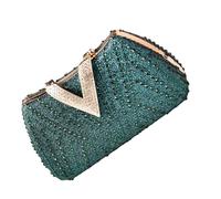 Luxurious Rhinestones Evening Bag Offering Structured Shape and Chain Strap Shoulder Crossbody Bag for Women Girls Luxury Dinner Wristlet Purse