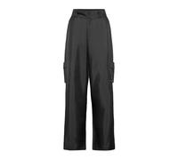 Luxurious Silk Cargo Pant - female - ENVELOPE 1976 - Wide Trousers - Black - S - Trousers S