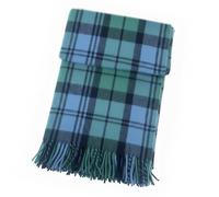Luxurious Soft Wool Blanket - 70x60 inches large blanket - Scottish tartan, checkered, lightweight, Indoor, Winter warm, travel blanket , Bed and Sofa, Picnic Rug Campbell of Argyll Tartan