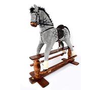 LUXURIOUS VERY LARGE Rocking Horse "SATURN DAPPLE GREY" from MJMARK 6-13 YEARS
