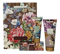 Luxurious Vintage Floral 3 Piece Scented Beauty Gift Box Set | Includes Hand Cream, Body Lotion & Bath Salts with Vitamin E and Shea Butter