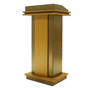 Luxurious Wooden Podium Stand - Premium Lectern for Churches Restaurants Corporate Meetings & School Presentations - Versatile Use for Events & Gatherings