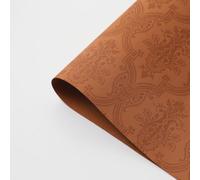 Luxurious Wrapping Paper Sheet,52x60cm 3D Embossed Flower Wrapping Paper Bouquet Packaging DIY Crafts Gifts Wrap for Christmas Wedding,10 Sheets (Coffee)