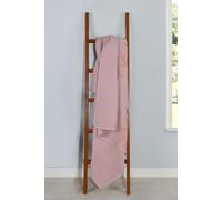 Luxurious Zig-Zag Polyester Bedspread - Soft, Stylish, and Durable Smart Living Dusty Pink Double