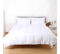 Luxury 10.5 Tog Bounce Back Double Duvet (198x198cm) - All Seasons Hollowfibre Soft Quilt with Spring Back Filling - Hypoallergenic & Durable Duvets - Hotel Quality Duvet for Home, Hotel & Guest Rooms