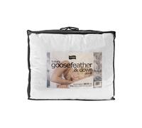 Luxury 10.5 Tog Hungarian Goosefeather and Down Duvet, Single Dimensions: 3′ x 6′3″ (90cm x 190cm)