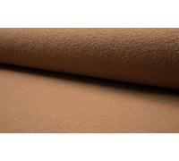 Luxury 100% Boiled Wool Fabric Material - Camel, Sample 10cmx10cm