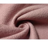 Luxury 100% Boiled Wool Fabric Material Dusty Pink, Sample 10cmx10cm