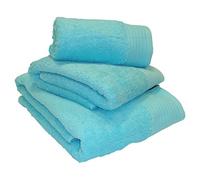 Luxury 100% Egyptian Cotton Turquoise Towels Super Sheet
