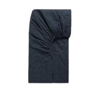 Luxury 100% Natural Linen Deep Fitted Sheet | 38cm Deep Pure Linen Bed Sheets | Luxurious Hotel Quality Sheet | Belgian French Flax Woven in Portugal | Fjord - Double