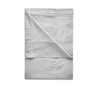 Luxury 100% Organic Cotton Perfect Flat Sheet | Bed Sheets Double King | 6 Colours | Soft & Smooth Sateen Finish | Dove Grey - Double