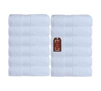 Luxury 100% Royal Egyptian Cotton Face Cloths - 700 GSM Extra Thick Washcloths - Ultra Soft & Absorbent - Pack of 12 - Ideal for Face Cleansing, Spa & Skincare Routine (White, 12 Face Cloths)